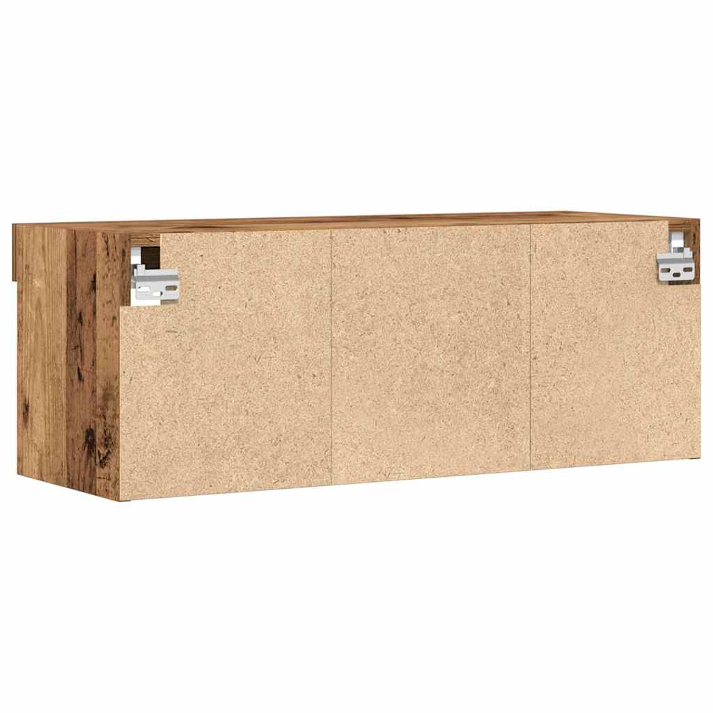 Tv-meubelset 2 pcs Oud hout 80 x 30 x 30 cm Bewerkt hout is nu te koop bij PeponiXL, paradijselijk wonen!