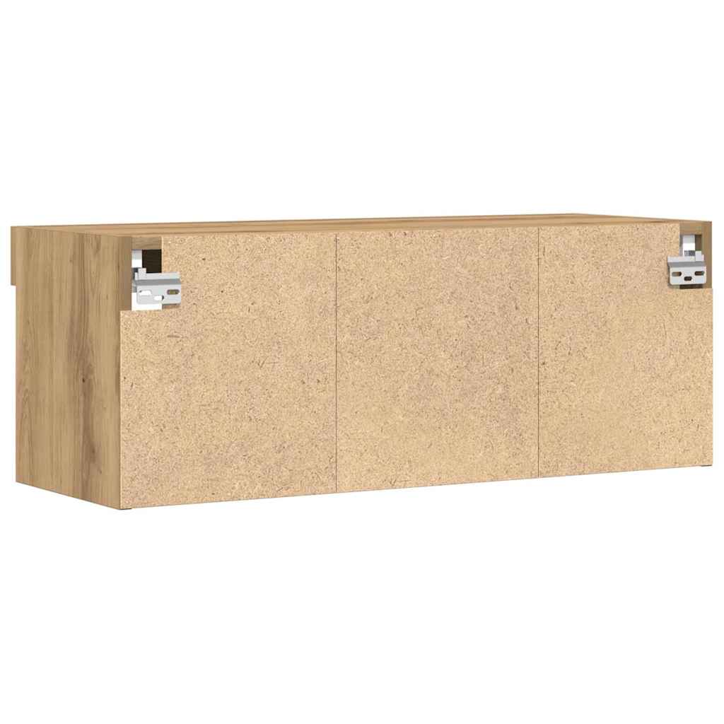 Tv-meubelset 2 pcs Artisan Eiken 80 x 30 x 30 cm Bewerkt hout is nu te koop bij PeponiXL, paradijselijk wonen!