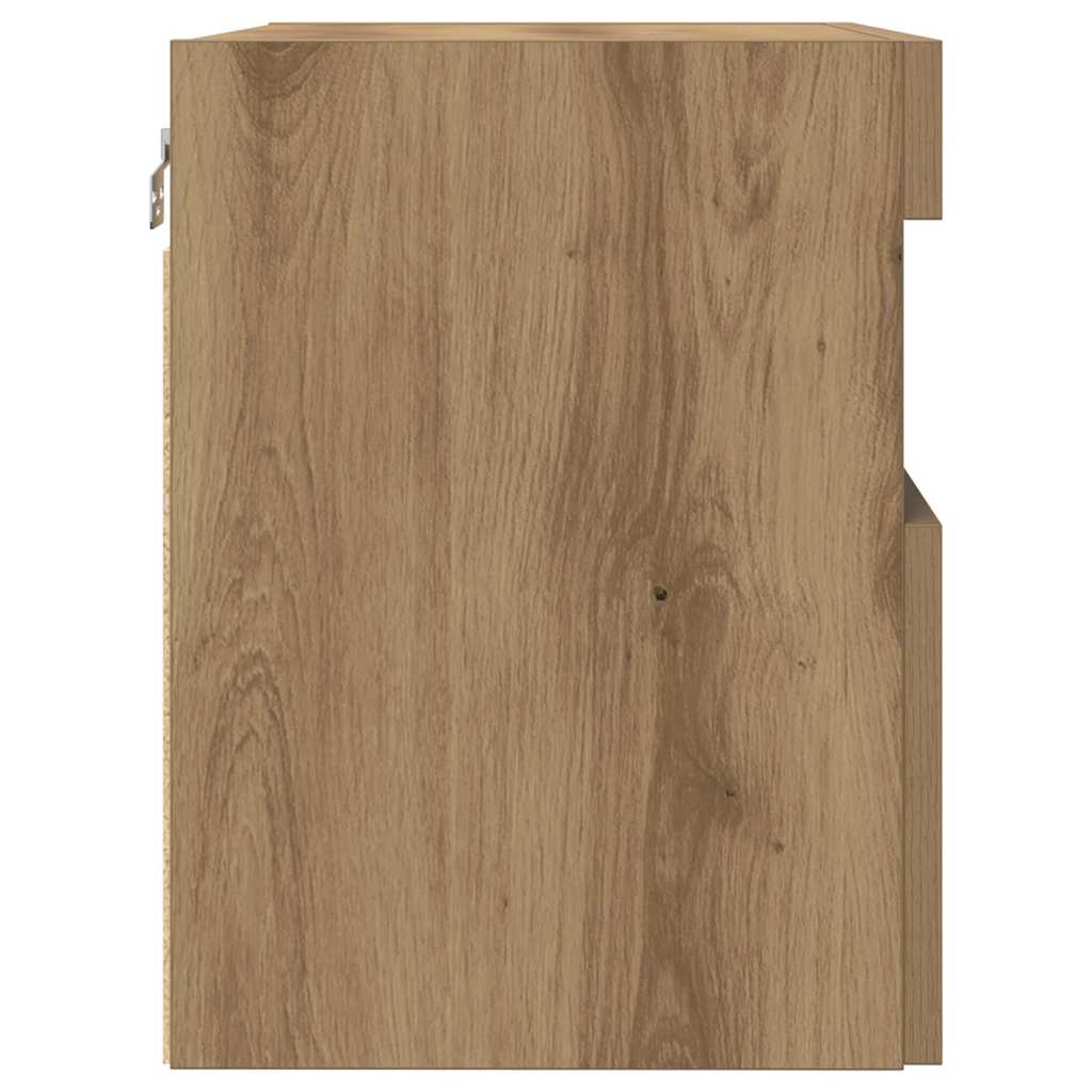 TV Wandkast 2 pcs artisanaal eikenkleurig 60 x 30 x 40 cm is nu te koop bij PeponiXL, paradijselijk wonen!