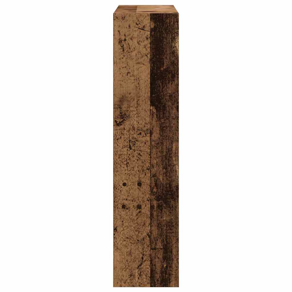 Schoenenkast met plank Oudhout 80 x 21 x 87,5 cm Bewerkt hout is nu te koop bij PeponiXL, paradijselijk wonen!