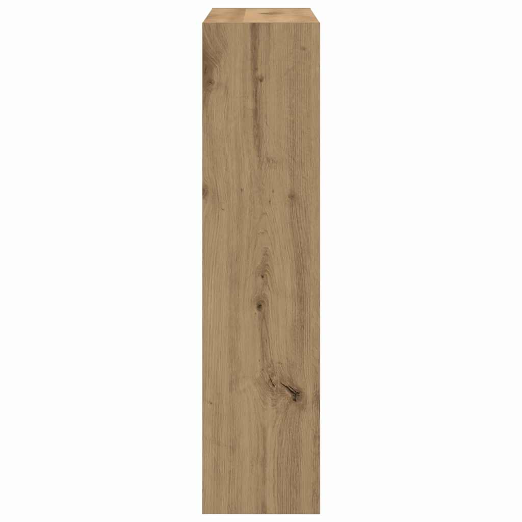 Schoenenkast Gerookt eiken 80 x 21 x 87,5 cm Bewerkt hout is nu te koop bij PeponiXL, paradijselijk wonen!