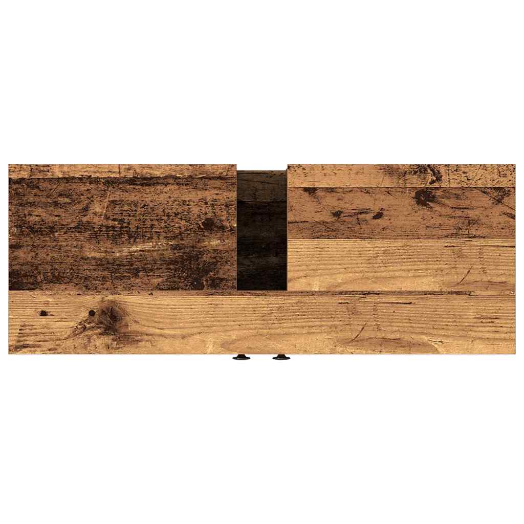 Badkamertenk te kast Oud hout 80 x 30 x 60 cm Bewerkt hout is nu te koop bij PeponiXL, paradijselijk wonen!