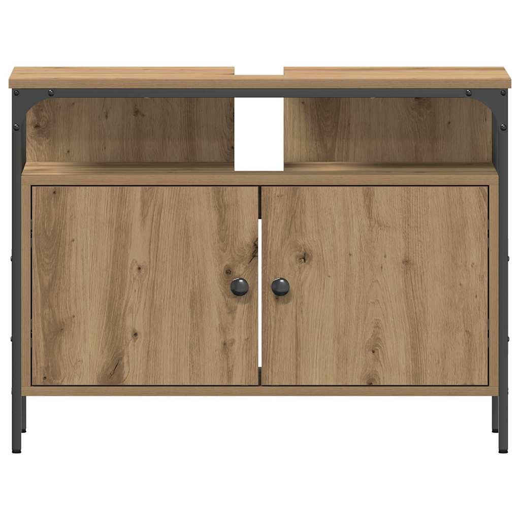 Badkamertenk te kast artisanaal eikenkleurig 80 x 30 x 60 cm is nu te koop bij PeponiXL, paradijselijk wonen!
