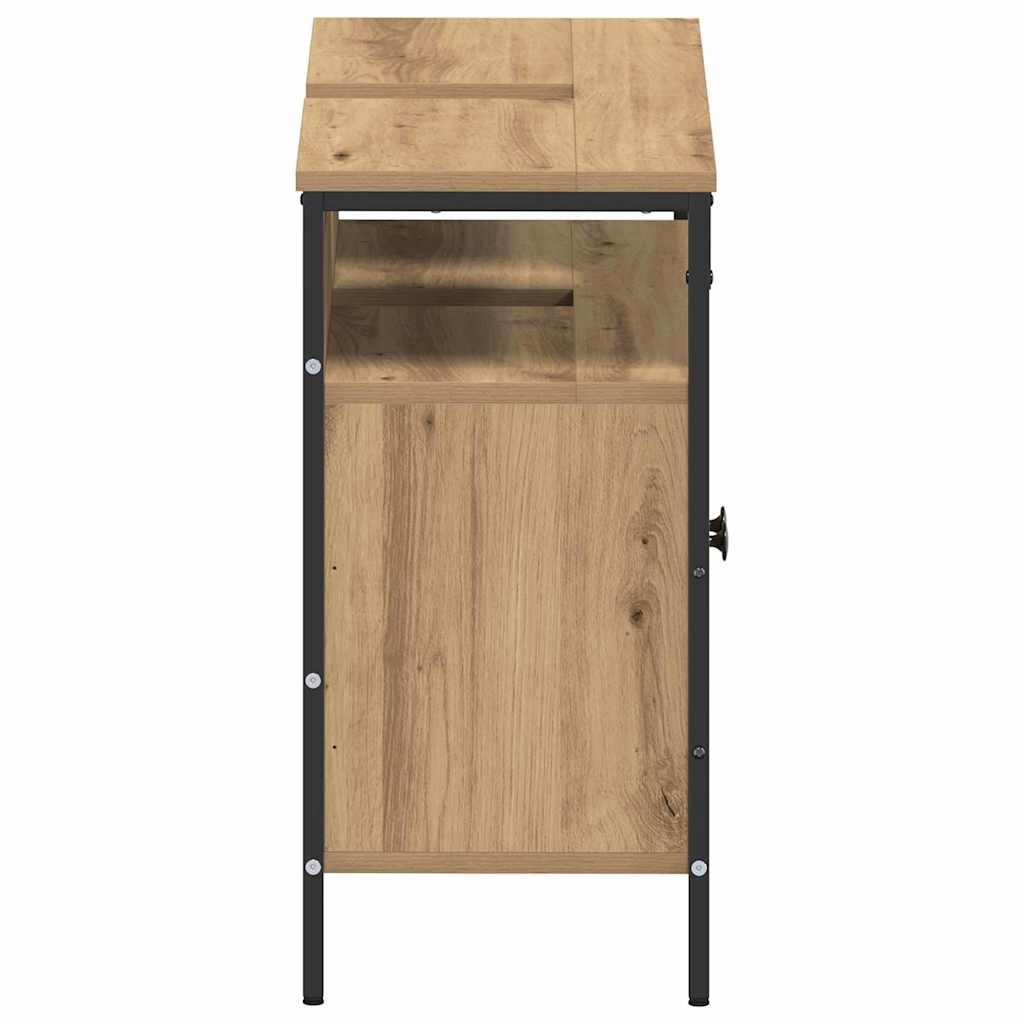 Badkamertenk te kast artisanaal eikenkleurig 80 x 30 x 60 cm is nu te koop bij PeponiXL, paradijselijk wonen!
