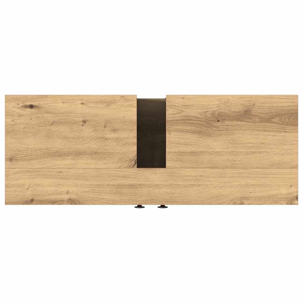Badkamertenk te kast artisanaal eikenkleurig 80 x 30 x 60 cm is nu te koop bij PeponiXL, paradijselijk wonen!