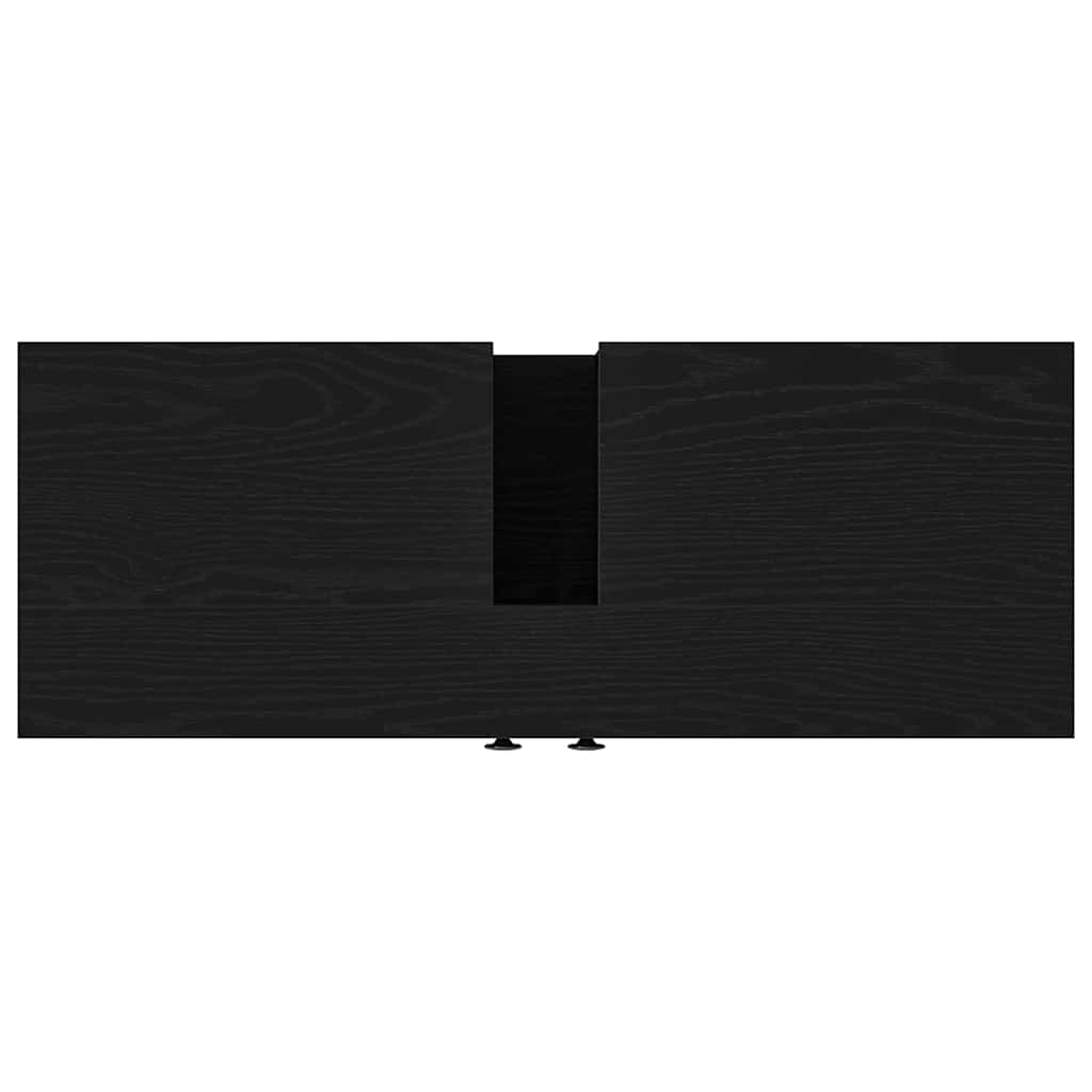 Badkamertenk te kast Zwart eiken 80 x 30 x 60 cm Bewerkt hout is nu te koop bij PeponiXL, paradijselijk wonen!