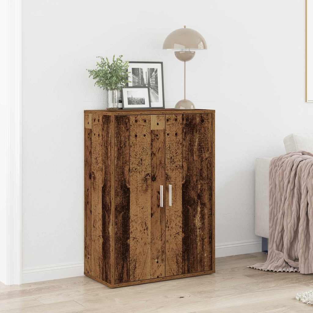 Dressoir Oudhout 60 x 31 x 84 cm Bewerkt hout is nu te koop bij PeponiXL, paradijselijk wonen!
