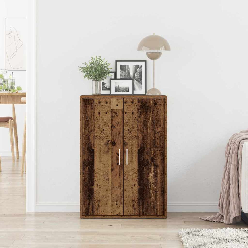 Dressoir Oudhout 60 x 31 x 84 cm Bewerkt hout is nu te koop bij PeponiXL, paradijselijk wonen!
