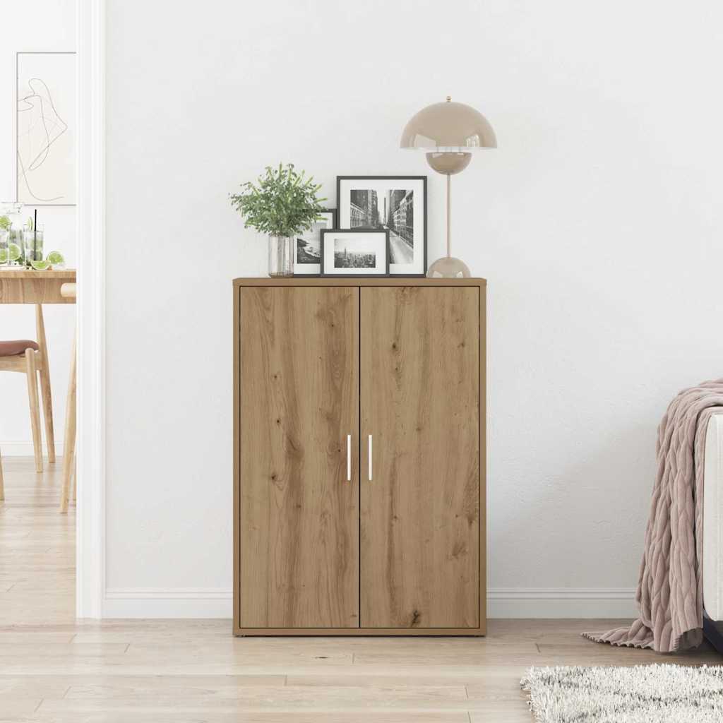 Dressoir Artisan Eiken 60 x 31 x 84 cm Bewerkt hout is nu te koop bij PeponiXL, paradijselijk wonen!