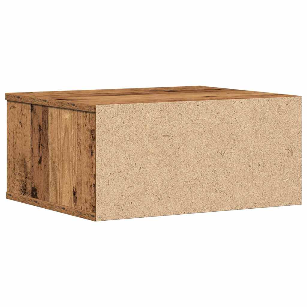 Printerstand met opslag Oudhout 49 x 40 x 22.5 cm Bewerkt hout is nu te koop bij PeponiXL, paradijselijk wonen!