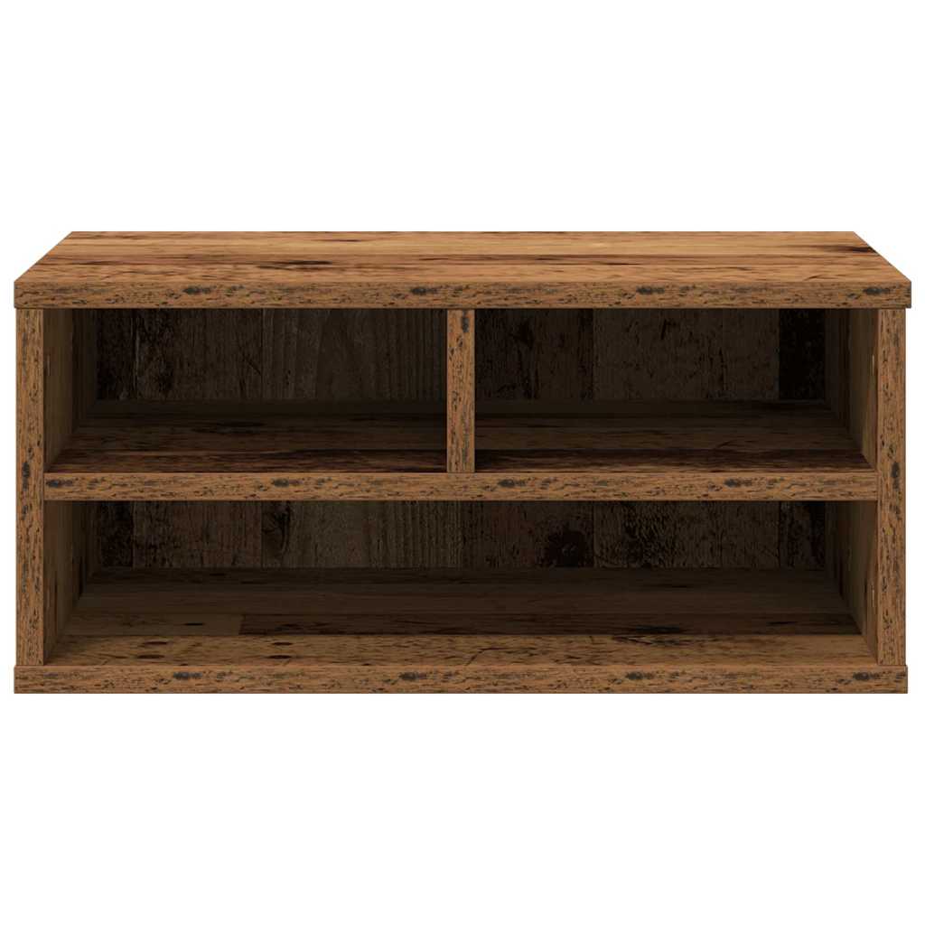 Printerstand met opslag Oudhout 49 x 40 x 22.5 cm Bewerkt hout is nu te koop bij PeponiXL, paradijselijk wonen!