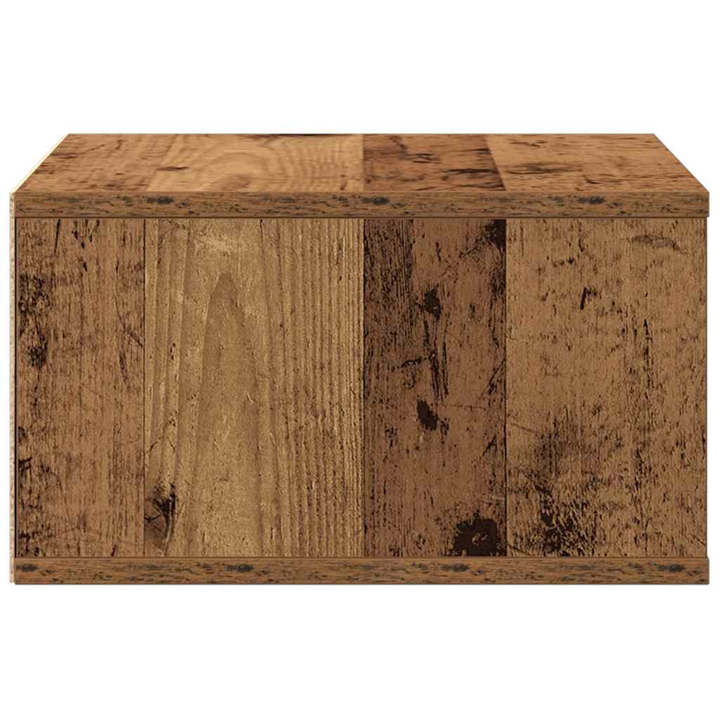 Printerstand met opslag Oudhout 49 x 40 x 22.5 cm Bewerkt hout is nu te koop bij PeponiXL, paradijselijk wonen!