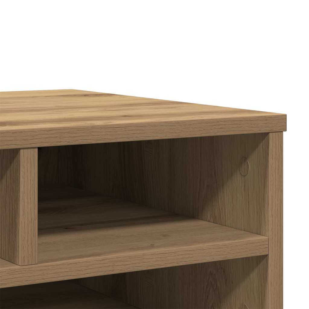 Printerstand Artisan Eiken 49 x 40 x 22.5 cm Bewerkt hout is nu te koop bij PeponiXL, paradijselijk wonen!