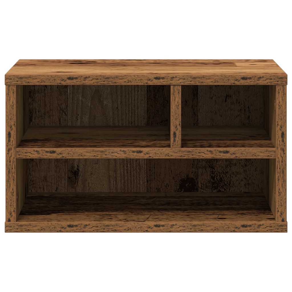 Printerstand met opslag Oudhout 40 x 32 x 22,5 cm Bewerkt hout is nu te koop bij PeponiXL, paradijselijk wonen!