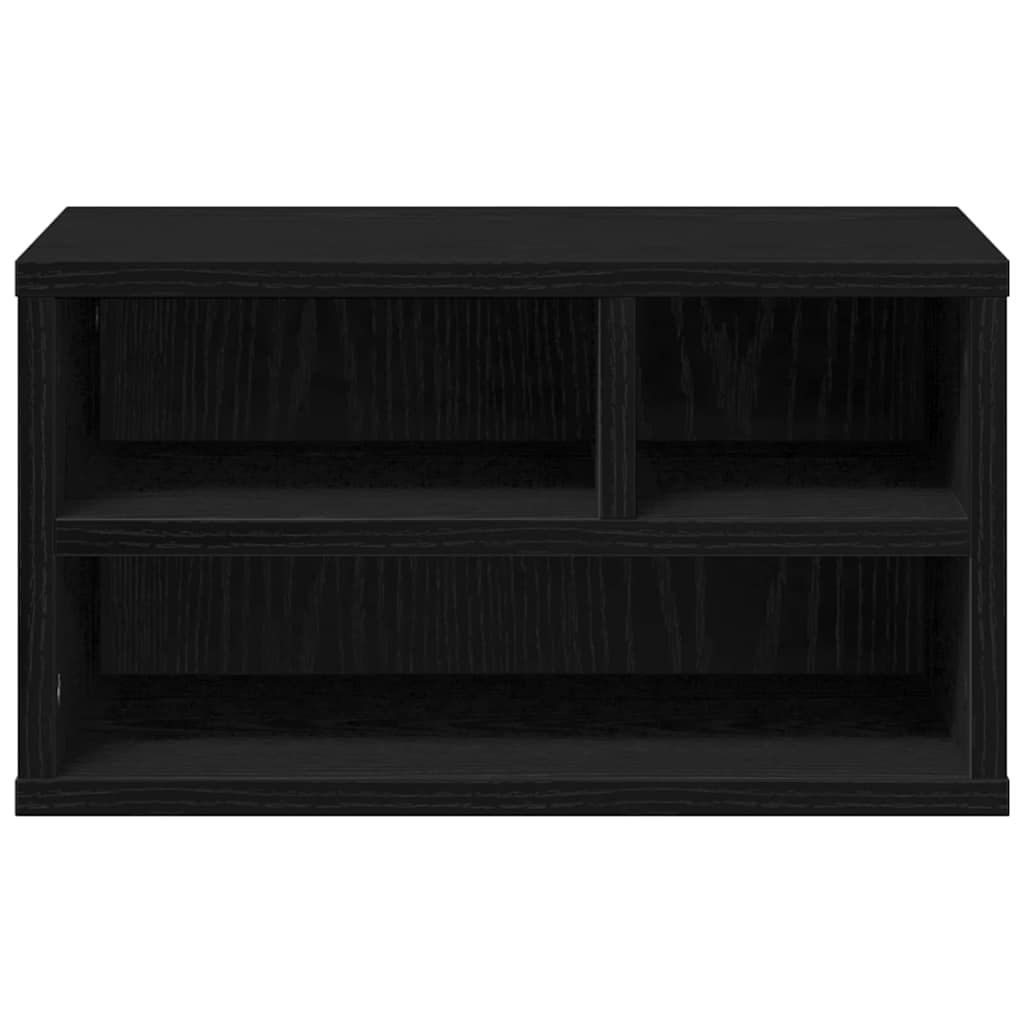 Printerstand Zwart Eiken 40 x 32 x 22,5 cm Bewerkt hout is nu te koop bij PeponiXL, paradijselijk wonen!