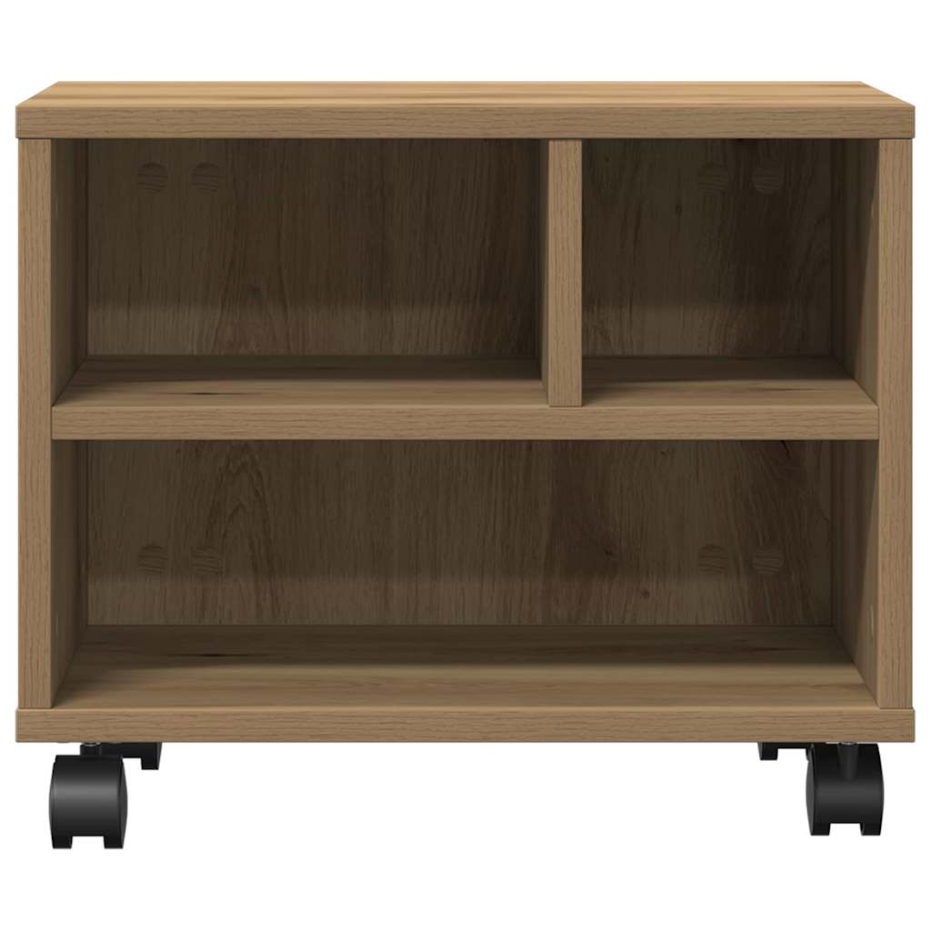 Printerstand Artisan Eiken 41 x 32 x 34,5 cm Bewerkt hout is nu te koop bij PeponiXL, paradijselijk wonen!