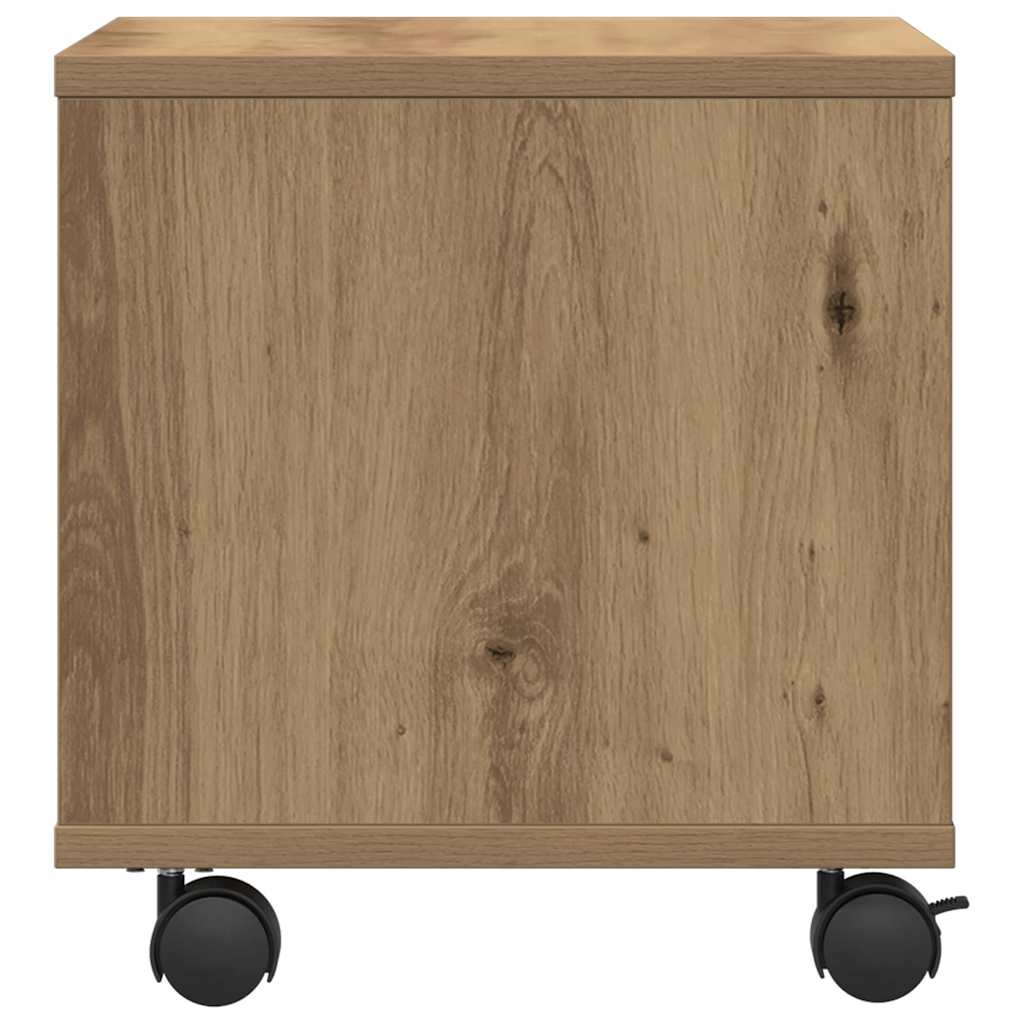 Printerstand Artisan Eiken 41 x 32 x 34,5 cm Bewerkt hout is nu te koop bij PeponiXL, paradijselijk wonen!