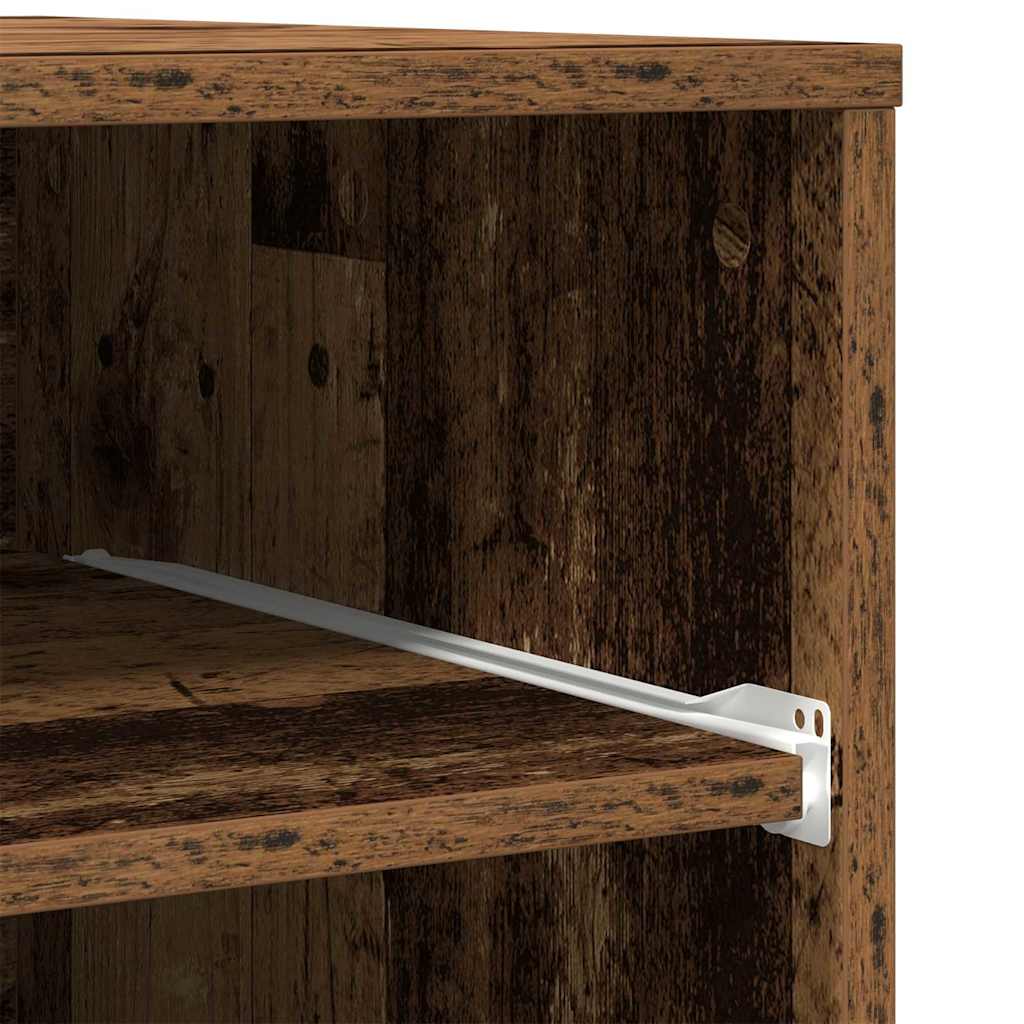 Printerstand met opslag Oudhout 60 x 48 x 74 cm Bewerkt hout is nu te koop bij PeponiXL, paradijselijk wonen!