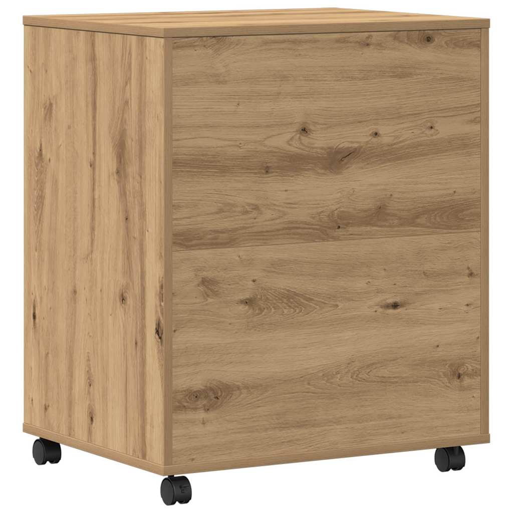 Printerstand Artisan Eiken 60 x 48 x 74 cm Bewerkt hout is nu te koop bij PeponiXL, paradijselijk wonen!