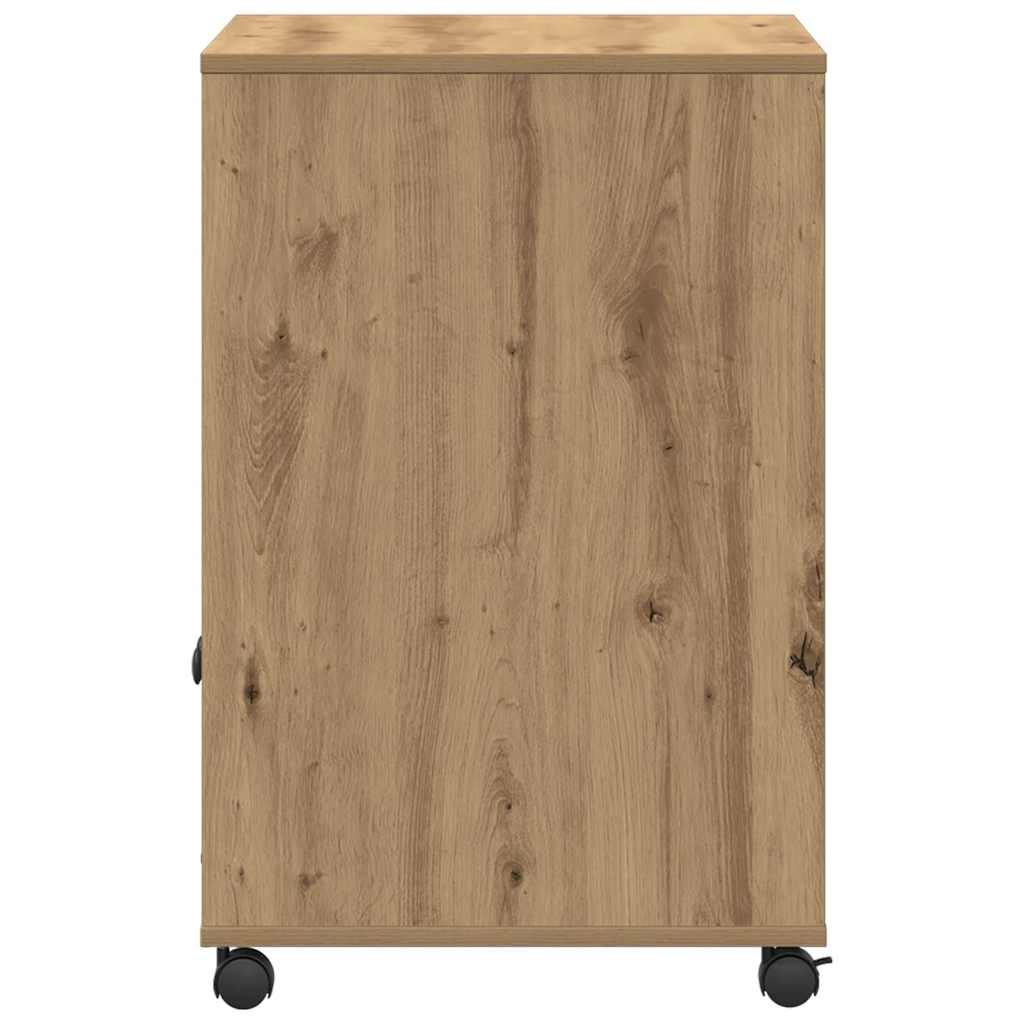 Printerstand Artisan Eiken 60 x 48 x 74 cm Bewerkt hout is nu te koop bij PeponiXL, paradijselijk wonen!