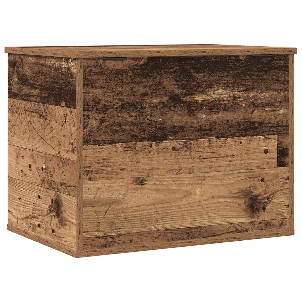 Opslagdoos met opslag Oud hout 60 x 42 x 46 cm Bewerkt hout is nu te koop bij PeponiXL, paradijselijk wonen!
