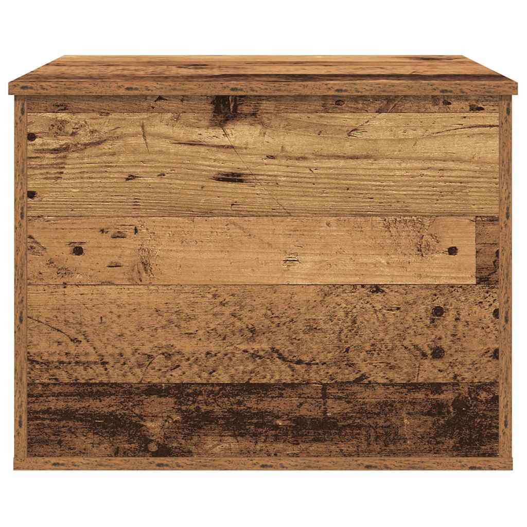 Opslagdoos met opslag Oud hout 60 x 42 x 46 cm Bewerkt hout is nu te koop bij PeponiXL, paradijselijk wonen!