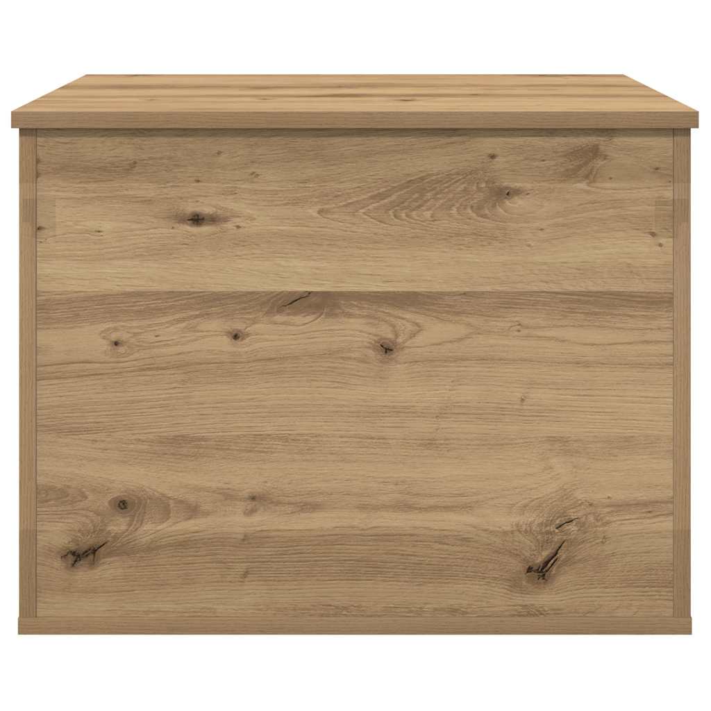 Opslagdoos artisanaal eikenkleurig 60 x 42 x 46 cm Bewerkt hout is nu te koop bij PeponiXL, paradijselijk wonen!