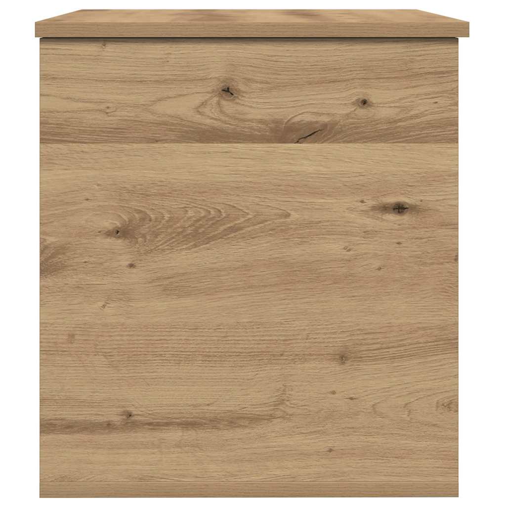 Opslagdoos artisanaal eikenkleurig 60 x 42 x 46 cm Bewerkt hout is nu te koop bij PeponiXL, paradijselijk wonen!