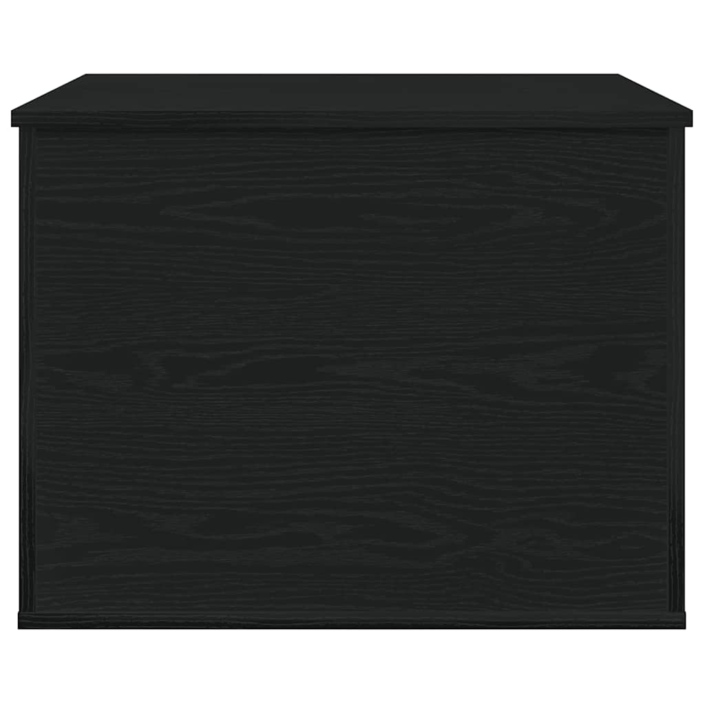 Opslagdoos met opslag Zwart eiken 60 x 42 x 46 cm Bewerkt hout is nu te koop bij PeponiXL, paradijselijk wonen!