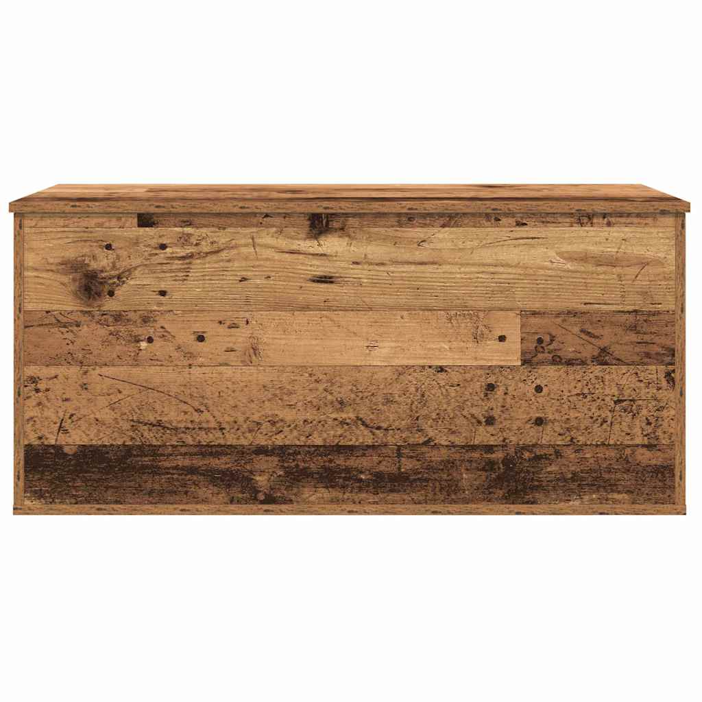 Opslagdoos met opslag Oud hout 100 x 42 x 46 cm Bewerkt hout is nu te koop bij PeponiXL, paradijselijk wonen!