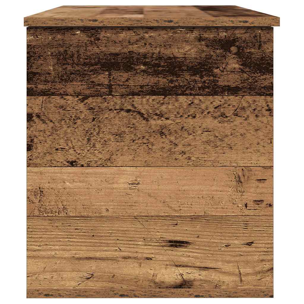 Opslagdoos met opslag Oud hout 100 x 42 x 46 cm Bewerkt hout is nu te koop bij PeponiXL, paradijselijk wonen!