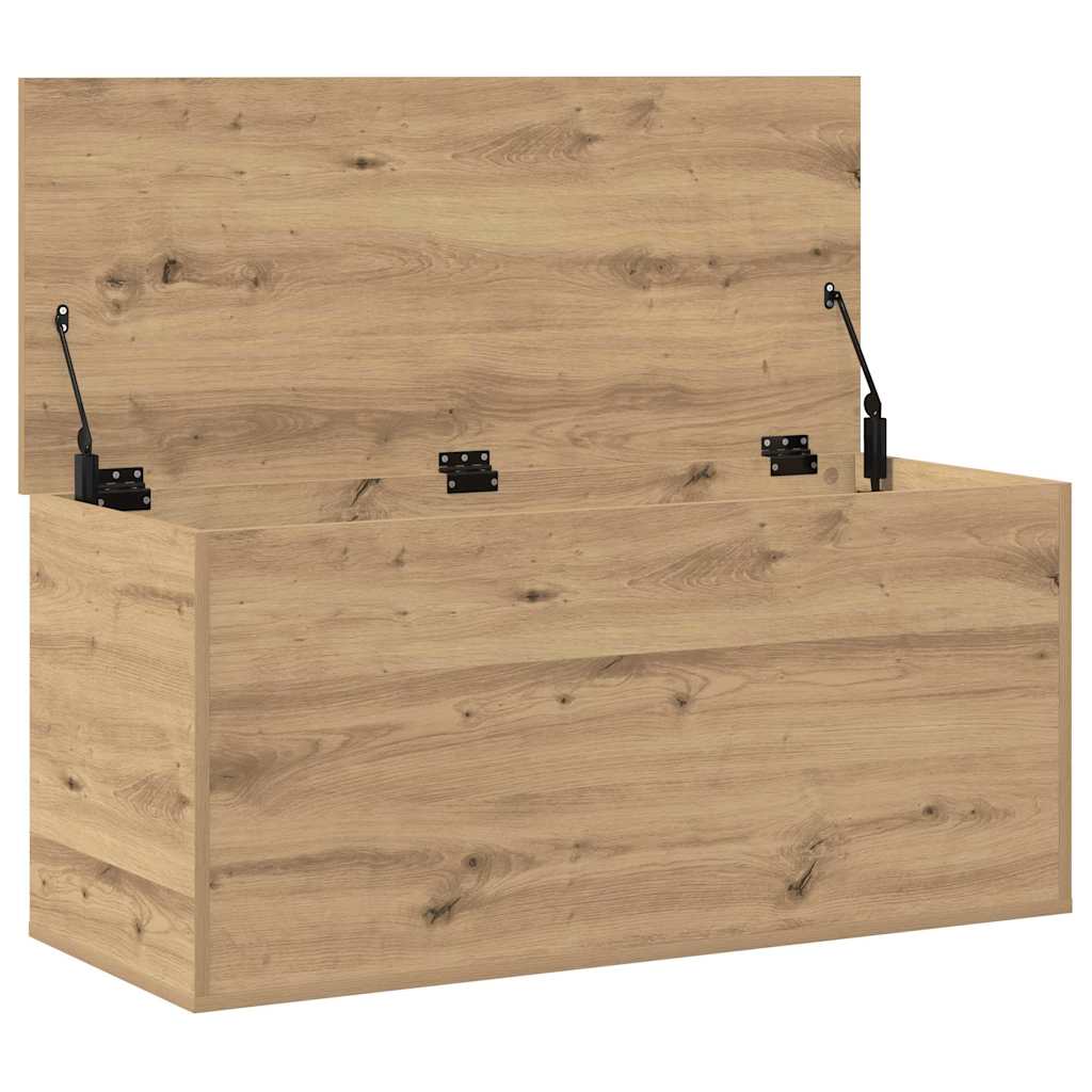 Opslagdoos met opslag artisanaal eikenkleurig 100 x 42 x 46 cm is nu te koop bij PeponiXL, paradijselijk wonen!