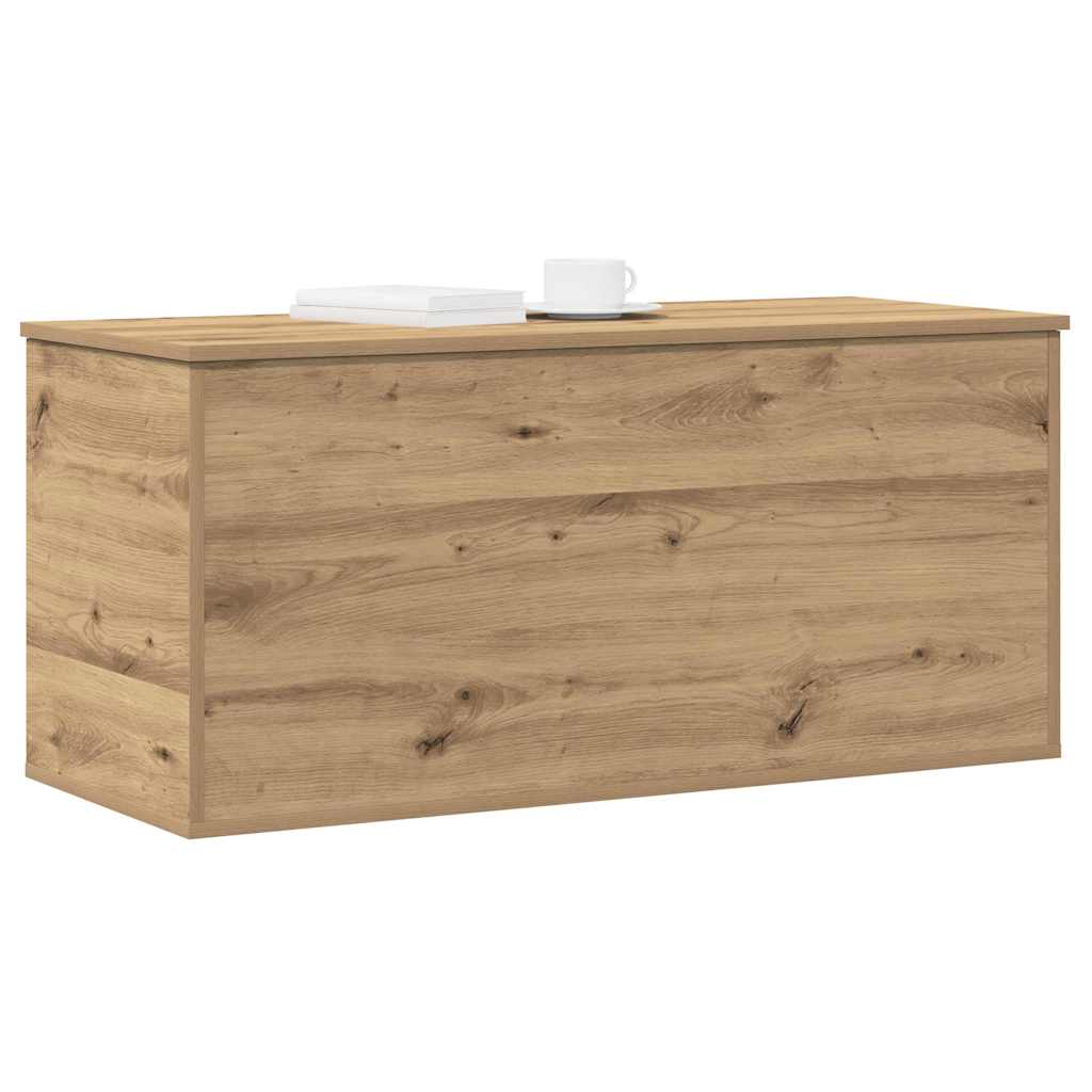 Opslagdoos met opslag artisanaal eikenkleurig 100 x 42 x 46 cm is nu te koop bij PeponiXL, paradijselijk wonen!