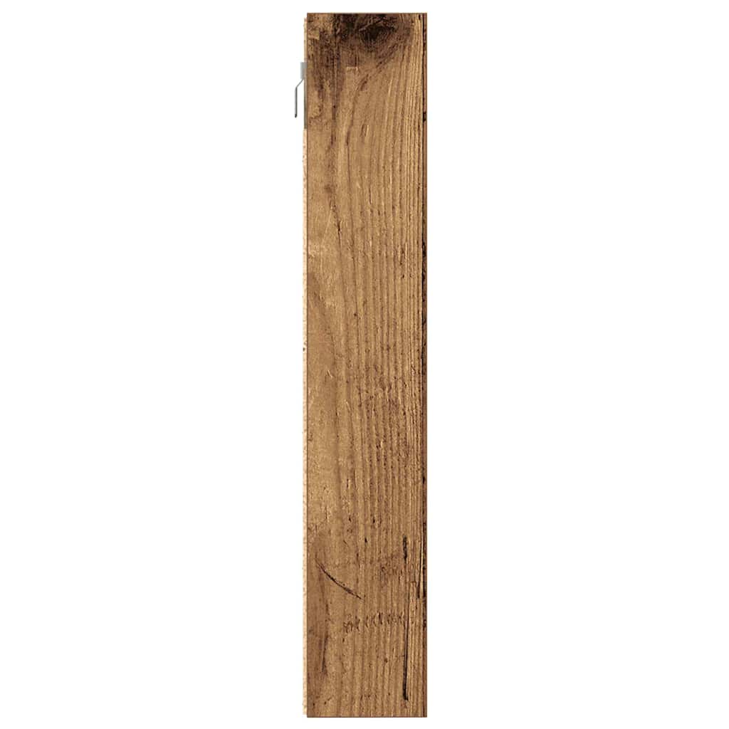 Vitrinekast met plank Oud Hout 100 x 8,5 x 50 cm Bewerkt hout is nu te koop bij PeponiXL, paradijselijk wonen!