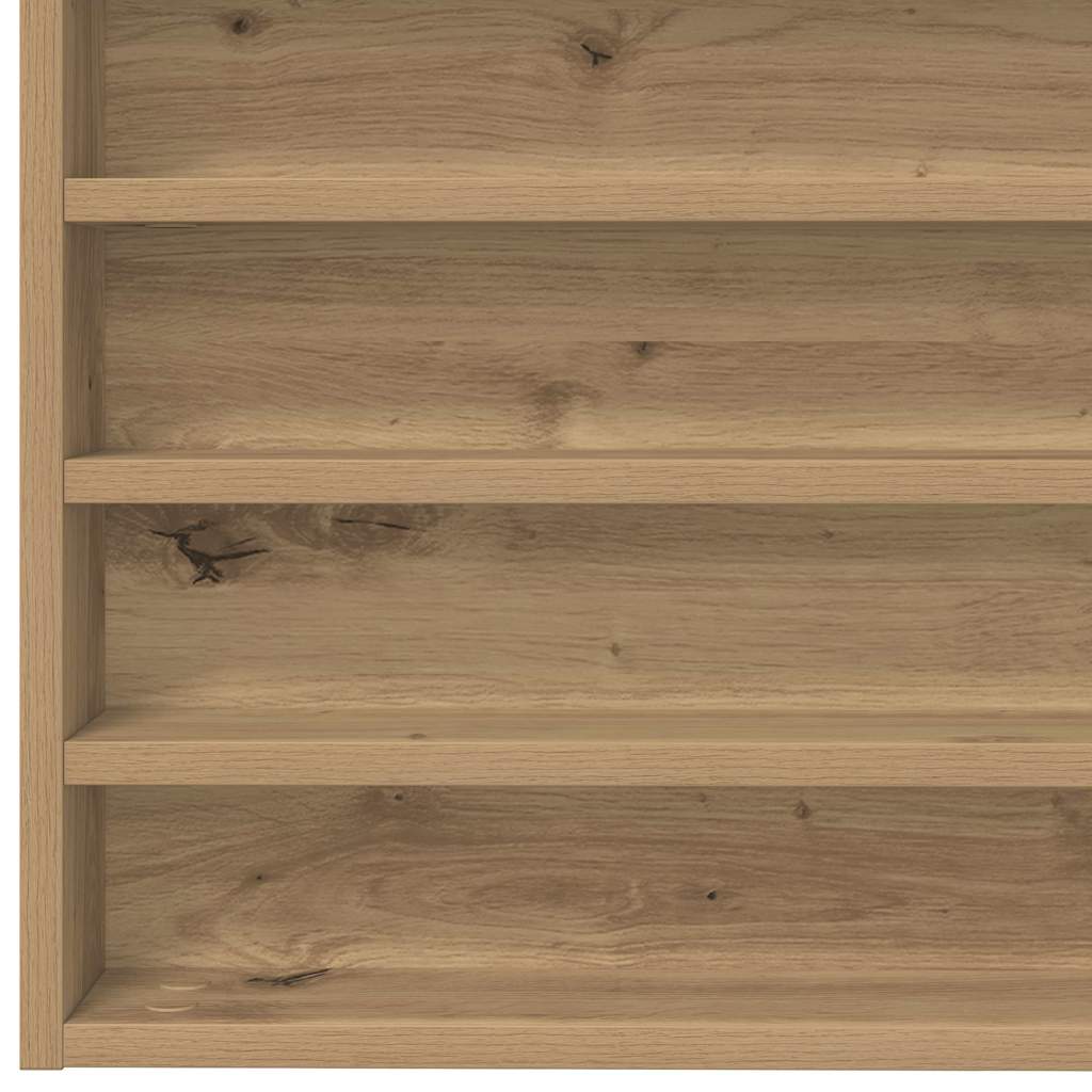 Vitrinekast Artisan Eiken 100 x 8,5 x 50 cm Bewerkt hout is nu te koop bij PeponiXL, paradijselijk wonen!