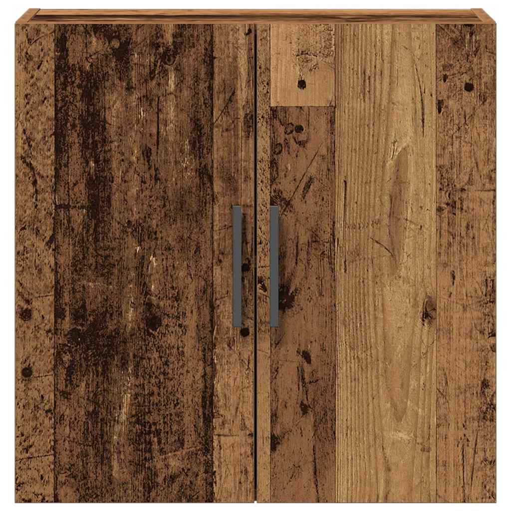 Wandkast Wandgemonteerd Oud Hout 60 x 31,5 x 60 cm Bewerkt hout is nu te koop bij PeponiXL, paradijselijk wonen!