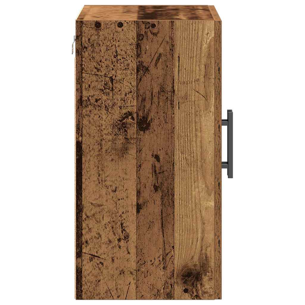 Wandkast Wandgemonteerd Oud Hout 60 x 31,5 x 60 cm Bewerkt hout is nu te koop bij PeponiXL, paradijselijk wonen!