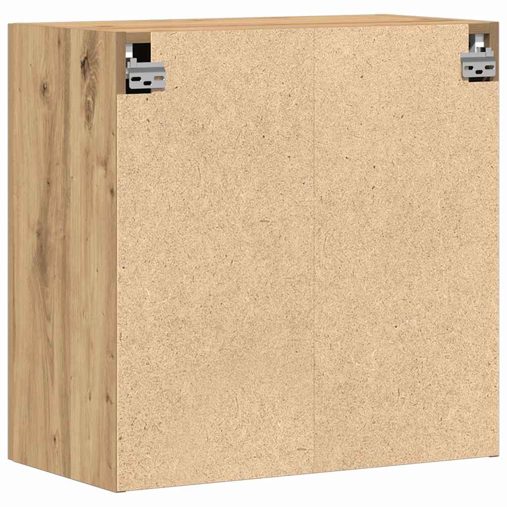 Wandkast Artisan Eiken 60 x 31,5 x 60 cm Bewerkt hout is nu te koop bij PeponiXL, paradijselijk wonen!