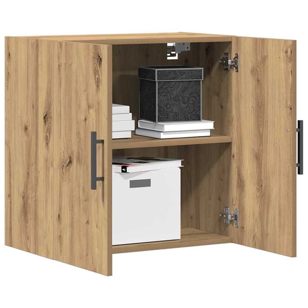 Wandkast Artisan Eiken 60 x 31,5 x 60 cm Bewerkt hout is nu te koop bij PeponiXL, paradijselijk wonen!