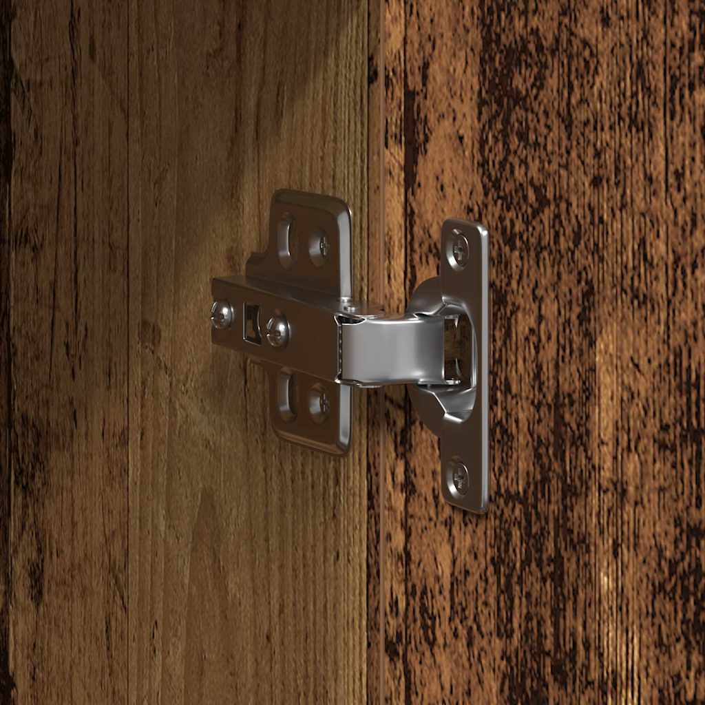 Dressoir Oudhout 90 x 34 x 80 cm Bewerkt hout is nu te koop bij PeponiXL, paradijselijk wonen!