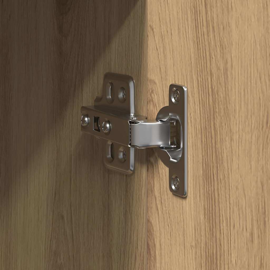 Dressoir Artisan Eiken 90 x 34 x 80 cm Bewerkt hout is nu te koop bij PeponiXL, paradijselijk wonen!