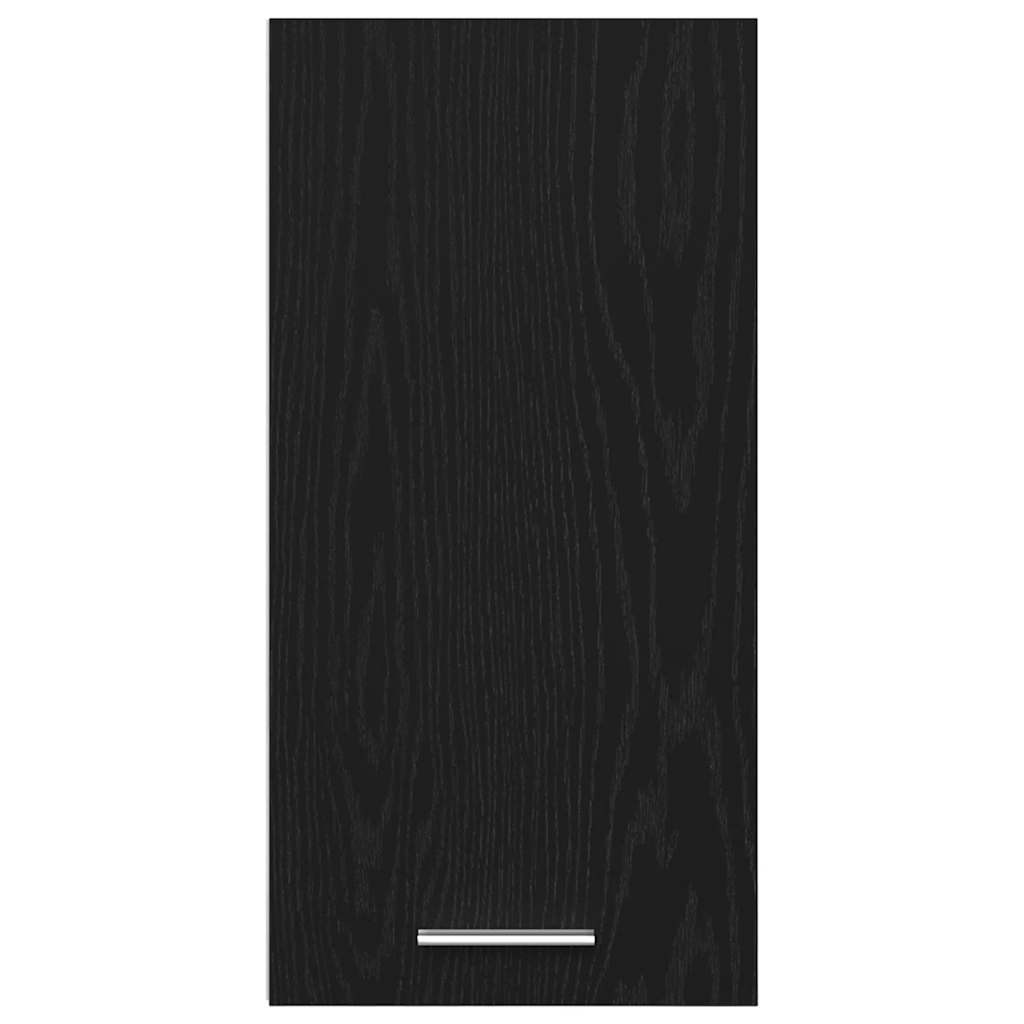 Hangkast zwart eikenkleurig 30x31x60 cm bewerkt hout is nu te koop bij PeponiXL, paradijselijk wonen!