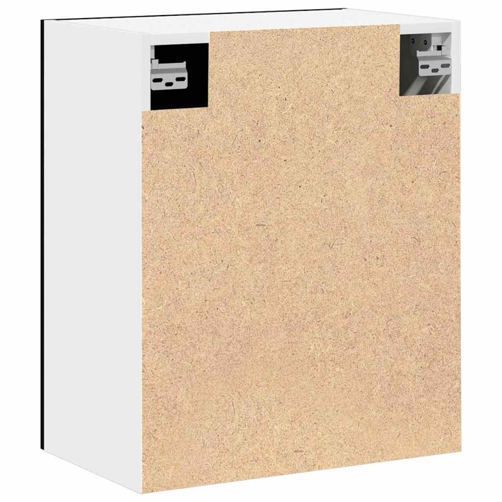 Hangkast met plank Zwart Eiken 50 x 31 x 60 cm Bewerkt hout is nu te koop bij PeponiXL, paradijselijk wonen!