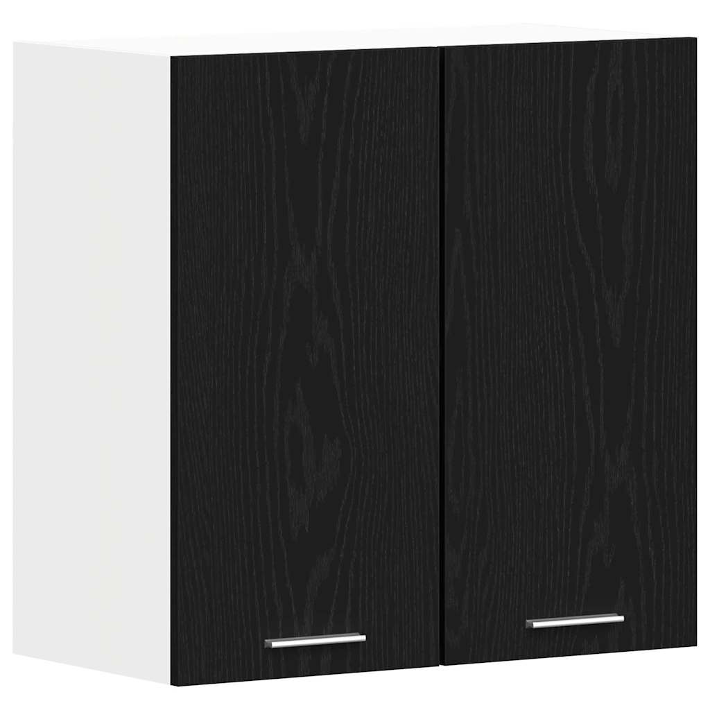 Hangkast Lyon Zwart Eiken 60 x 31 x 60 cm Bewerkt hout is nu te koop bij PeponiXL, paradijselijk wonen!