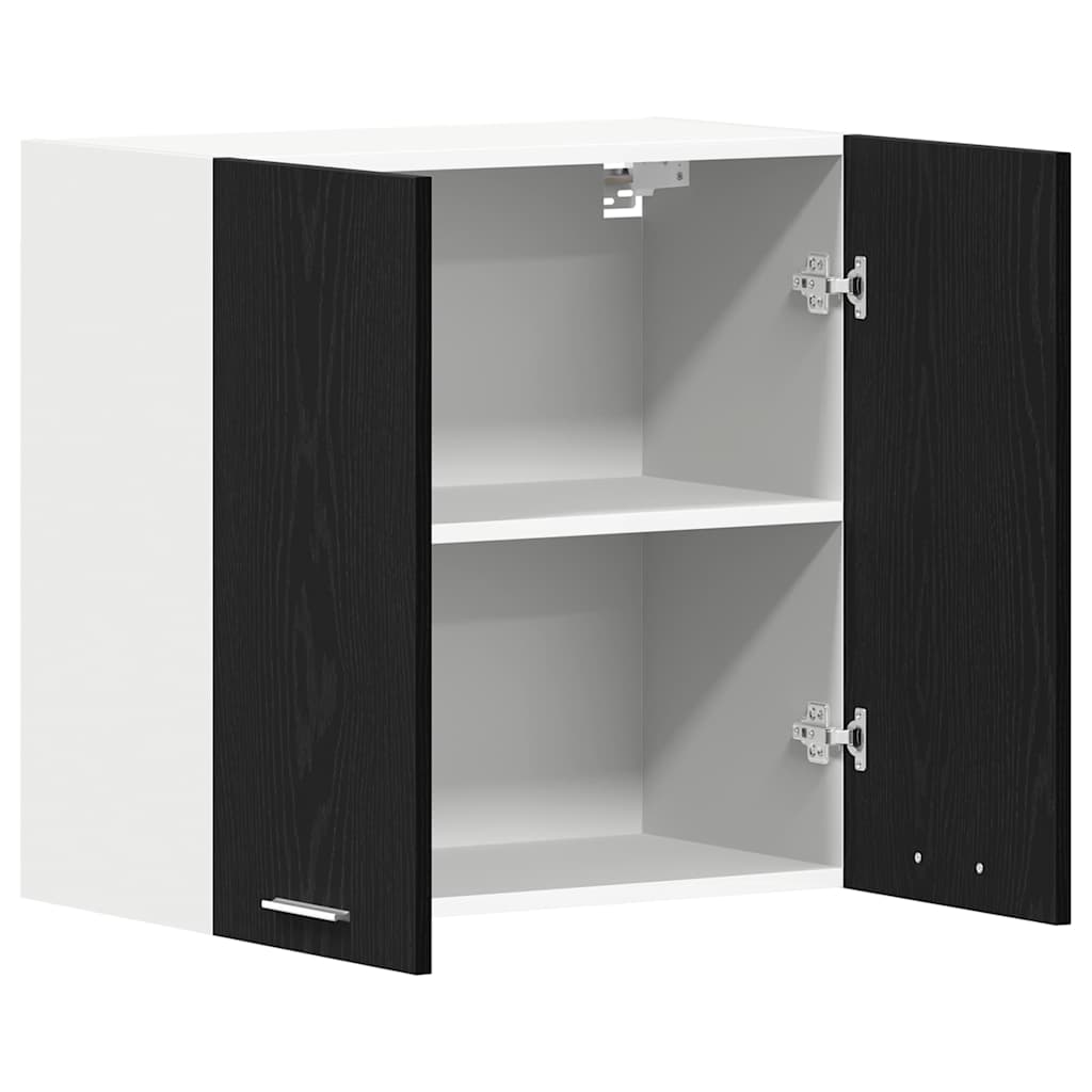 Hangkast Lyon Zwart Eiken 60 x 31 x 60 cm Bewerkt hout is nu te koop bij PeponiXL, paradijselijk wonen!