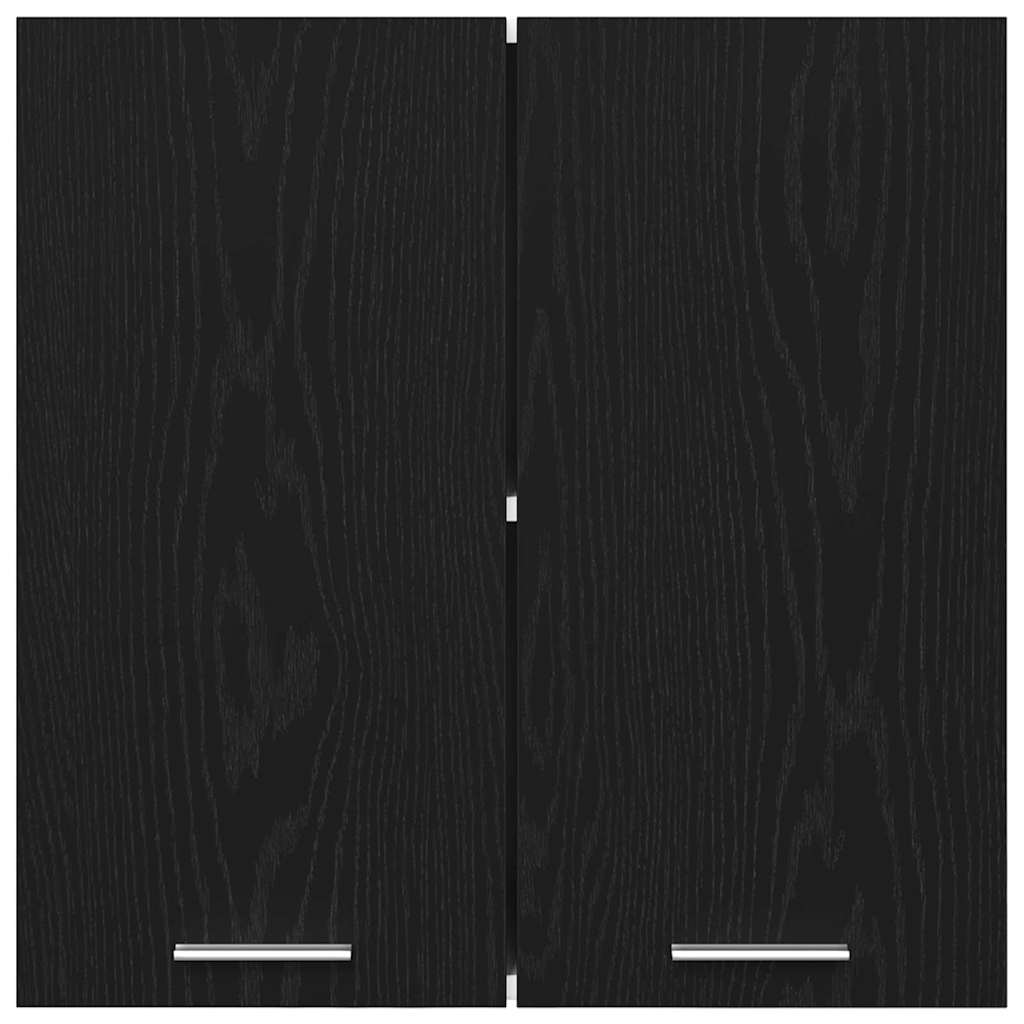 Hangkast Lyon Zwart Eiken 60 x 31 x 60 cm Bewerkt hout is nu te koop bij PeponiXL, paradijselijk wonen!