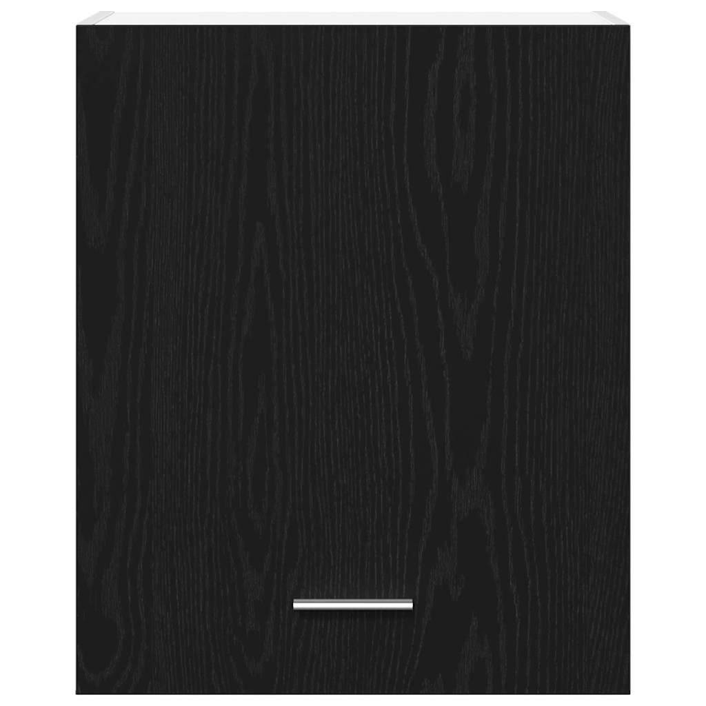Hangkast Lyon 2 pcs Zwart Eiken 50 x 31 x 60 cm Bewerkt hout is nu te koop bij PeponiXL, paradijselijk wonen!