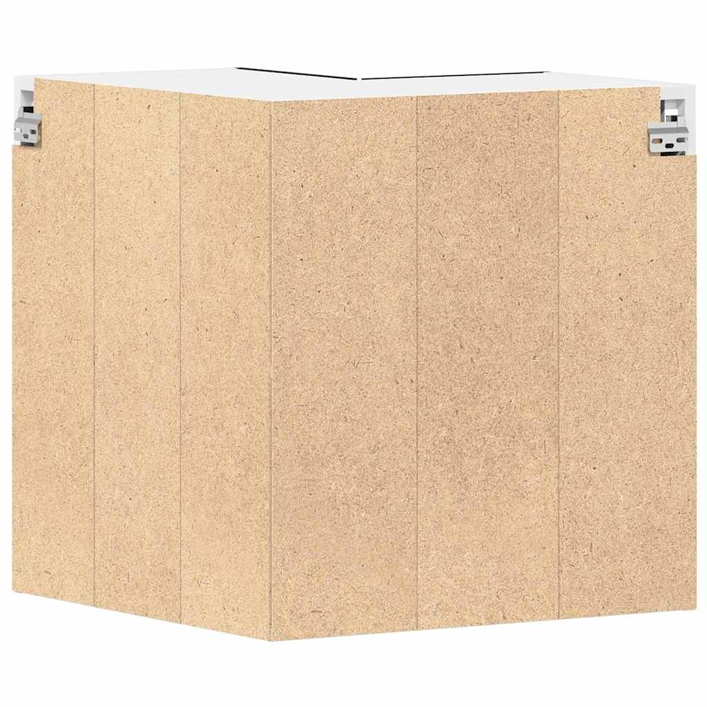 Hangkast Lyon Zwart Eiken 57 x 57 x 60 cm Bewerkt hout is nu te koop bij PeponiXL, paradijselijk wonen!