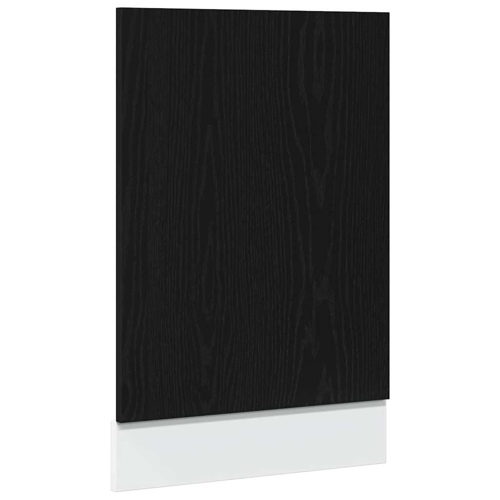 Vaatwasserpaneel Lyon 45x1,5x67 cm bewerkt hout zwart eiken is nu te koop bij PeponiXL, paradijselijk wonen!