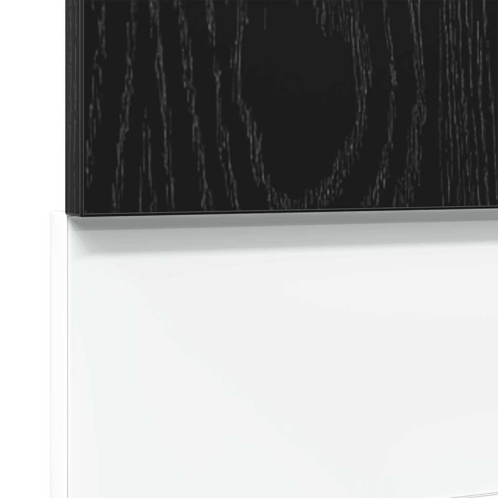 Vaatwasserpaneel Lyon 45x1,5x67 cm bewerkt hout zwart eiken is nu te koop bij PeponiXL, paradijselijk wonen!